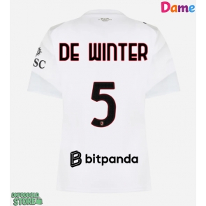 AC Milan Koni De Winter #5 Replika Udebanetrøje Dame 2026-27 Kortærmet